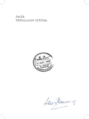 cover image of Thrilling Cities